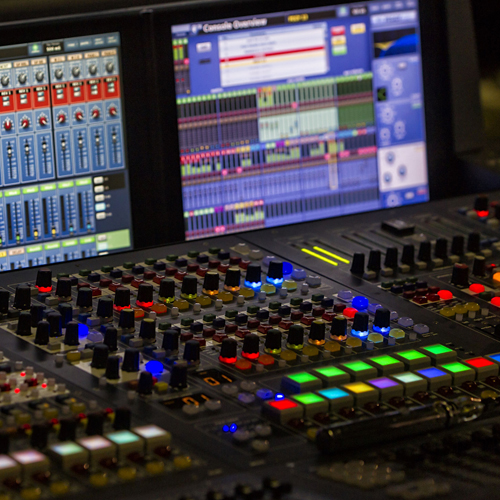 Digital Audio mixing console
